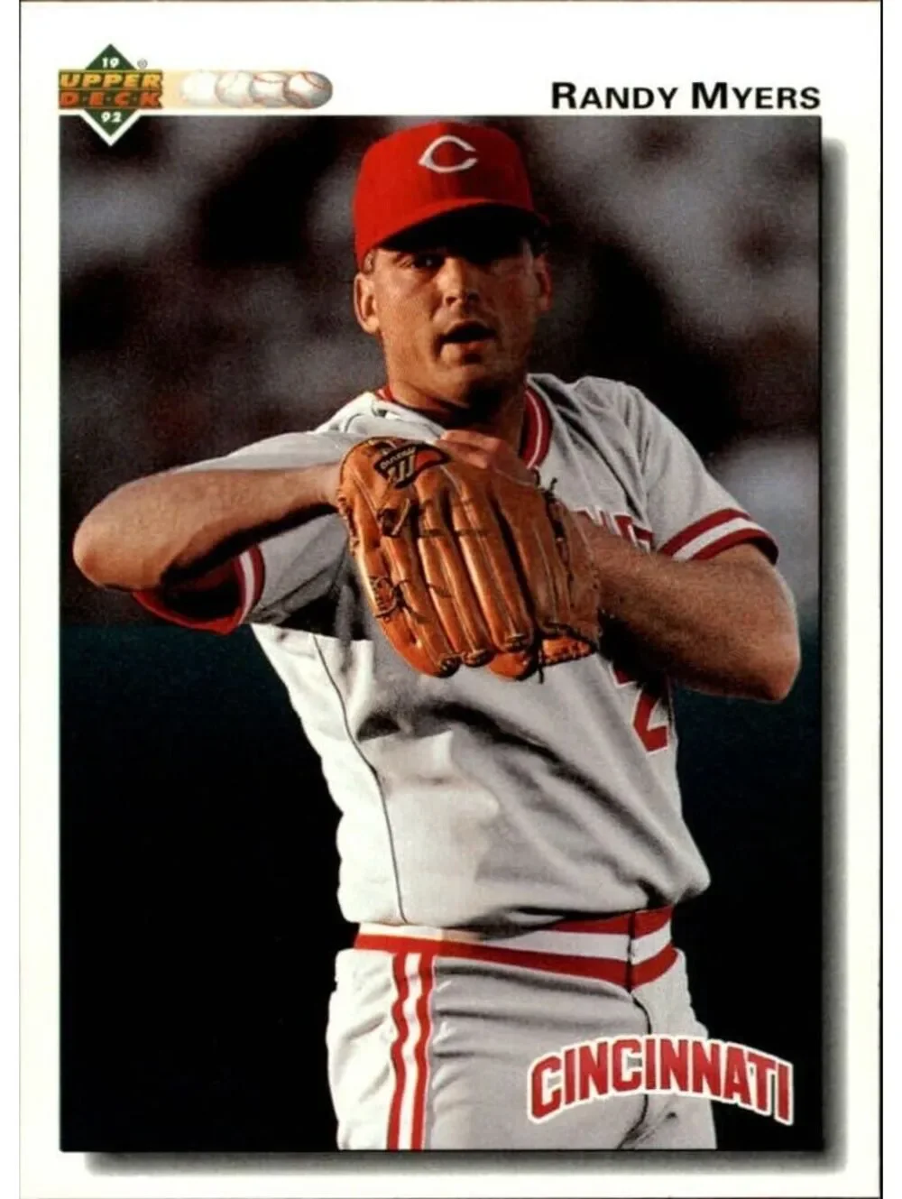 Randy Myers 1992 Upper Deck MLB #278 Baseball Card Cincinnati Reds